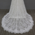 2021 Latest Simple Lace Mermaid Long Sleeve wedding gowns dress bridal